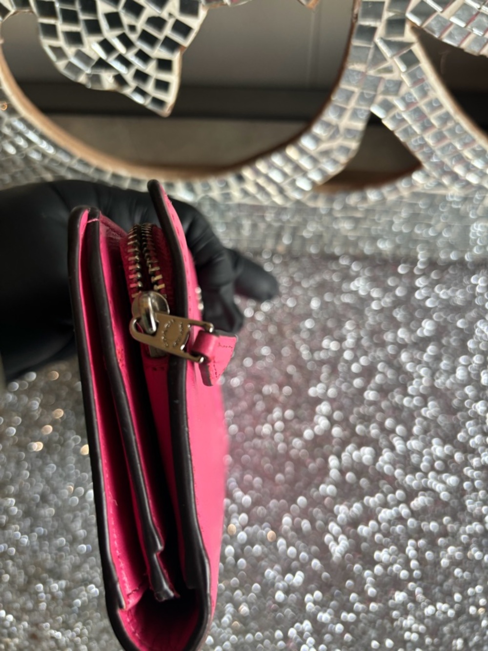 💕Coach Women's Pink Leather Wallet - Picture 5 of 6